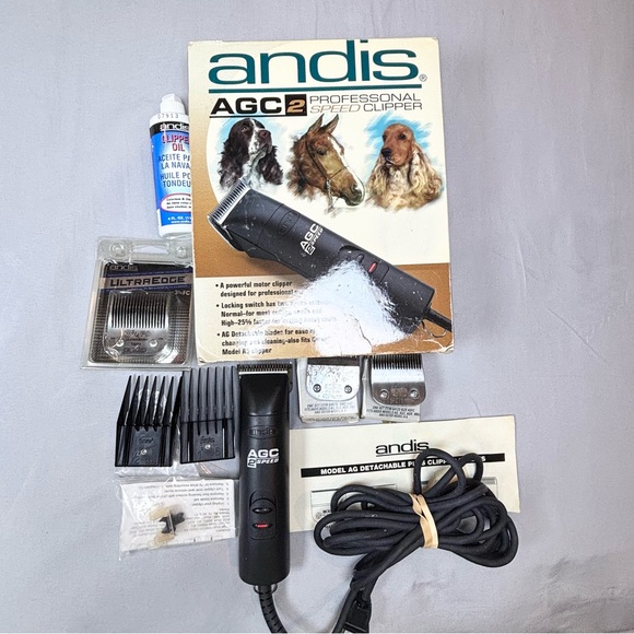 Andis Agc 2 Clipper 2 Speed Detachable Blade Pet Grooming - Picture 1 of 16